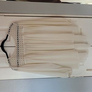 Loft Creme Blouse Medium